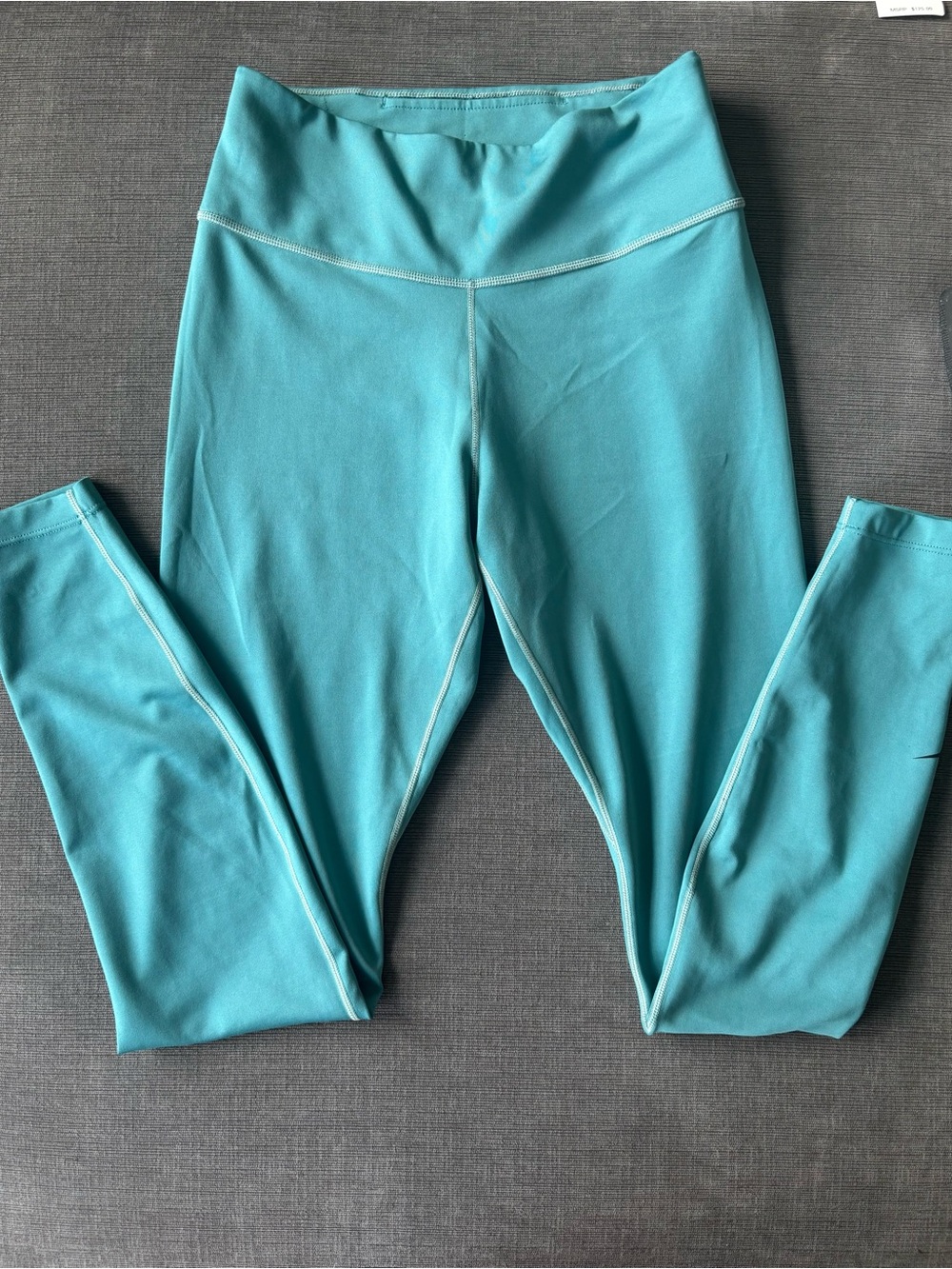 Nike Dri-FIT High-Waisted Leggings - Teal/Turquoise - Women's Size S